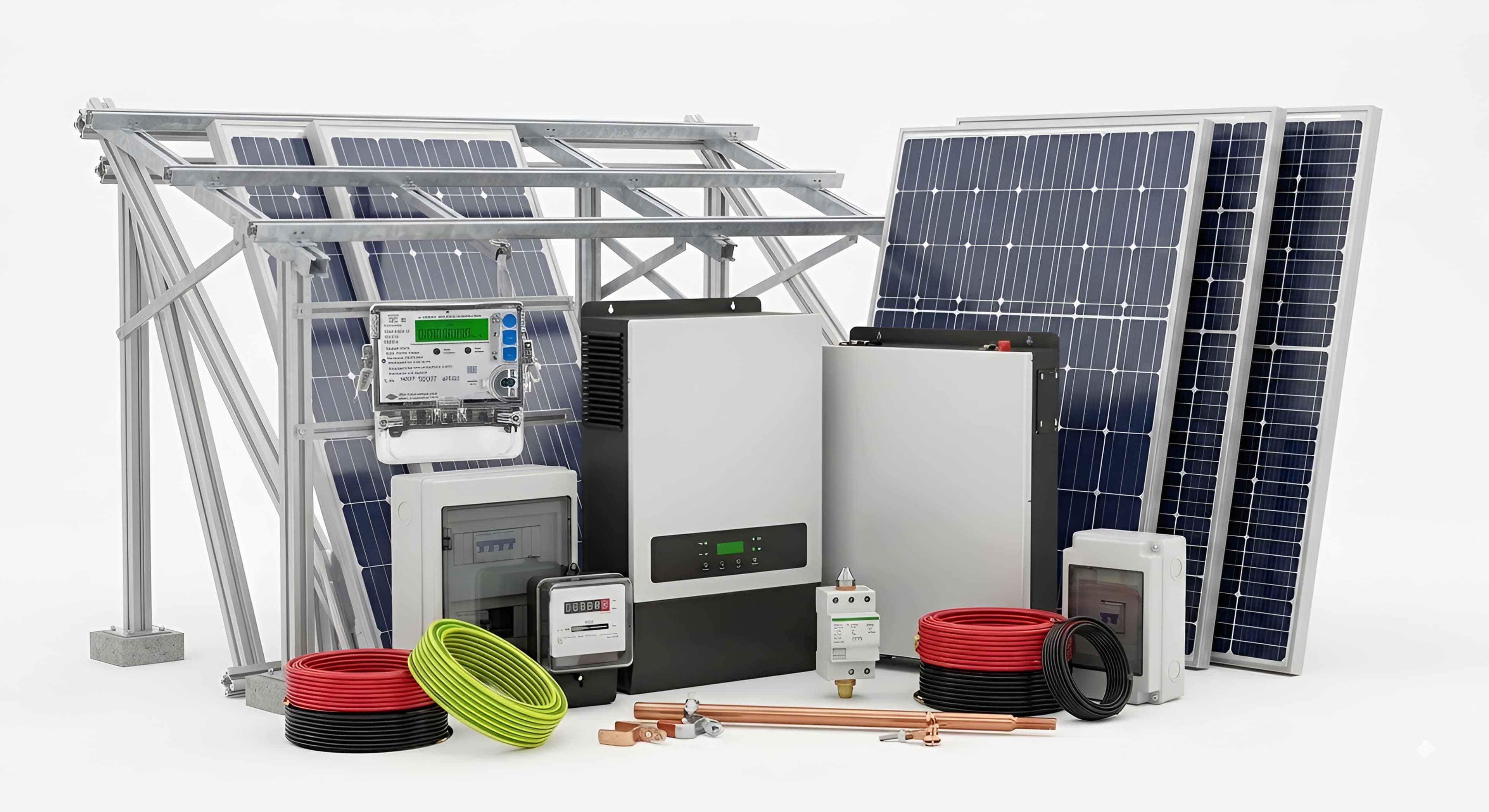 PM SGY Complete Solar Kit Group Equipment